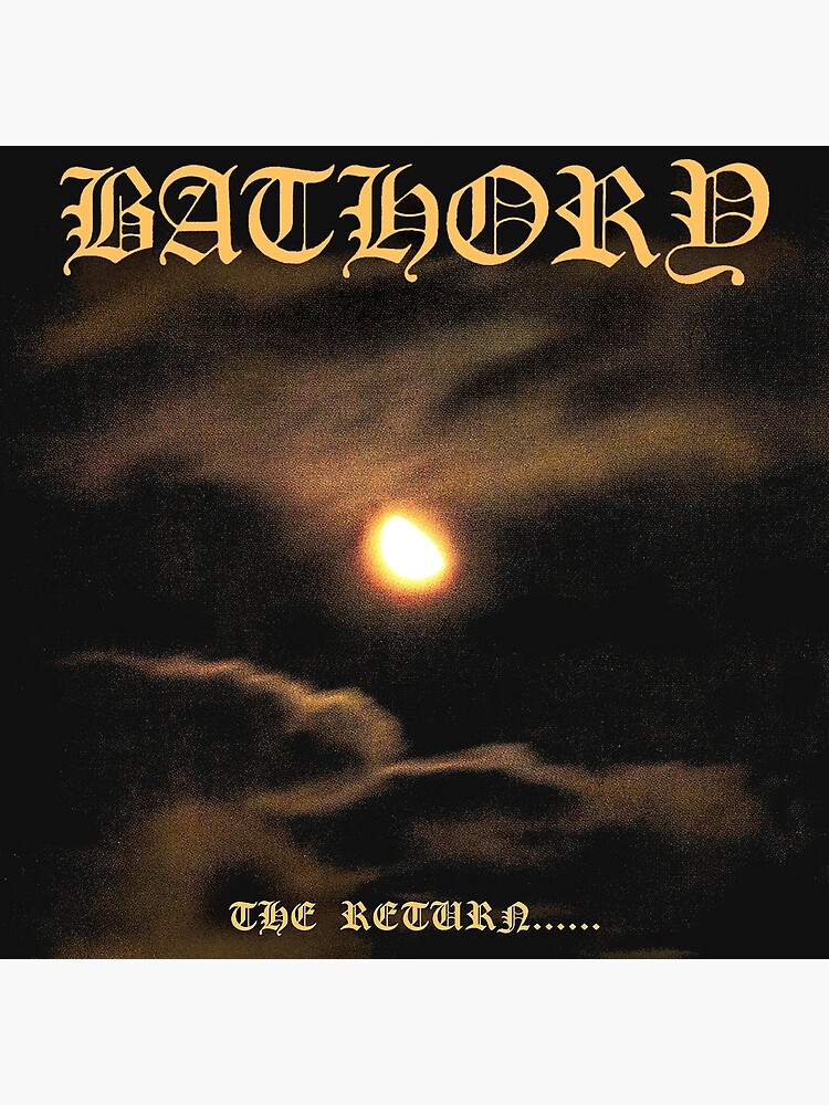 Bathory Band Logo Poster For Sale By Epilgram1w Redbubble