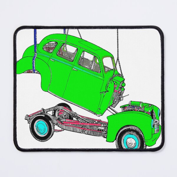 Item preview, bodywork required , how to change your auto, austin a40 yellow automobile designed and sold by richandpure.