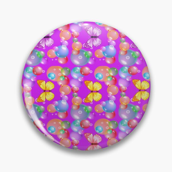 Item preview, Butterflies pattern with colorful bubbles  designed and sold by differentTshirt.