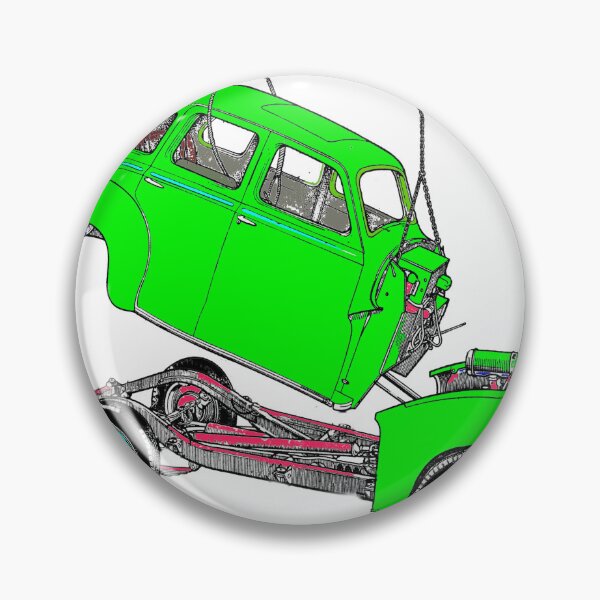 Item preview, bodywork required , how to change your auto, austin a40 yellow automobile designed and sold by richandpure.