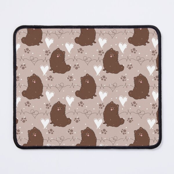 Item preview, LOVE Chocolate Pomeranian designed and sold by Lulupainting.