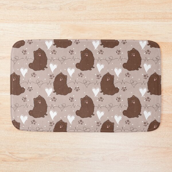 Item preview, LOVE Chocolate Pomeranian designed and sold by Lulupainting.