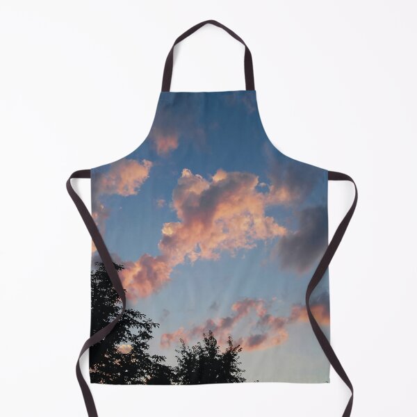 Item preview, Blue Summer Sky And Sunset Colored Clouds designed and sold by The Glasses Girl.
