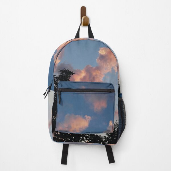 Item preview, Blue Summer Sky And Sunset Colored Clouds designed and sold by The Glasses Girl.