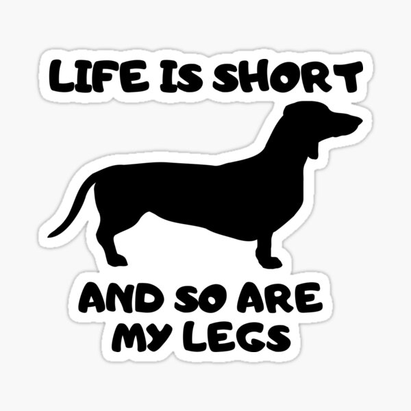 life-is-short-so-are-my-legs-sticker-by-thetruemo-redbubble