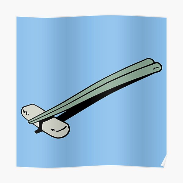 "Subtle Anime Nichijou Chopsticks" Poster for Sale by