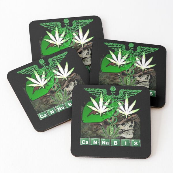 Item preview, Skull Marijuana- Cannabis - Weed. designed and sold by BestDesignbySof.