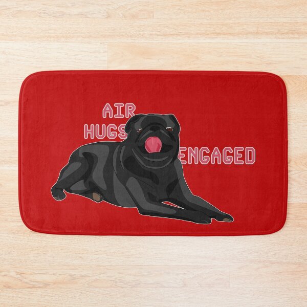 Item preview, Air Hugs Activated - Pug No 2 designed and sold by Fun Funky Designs.