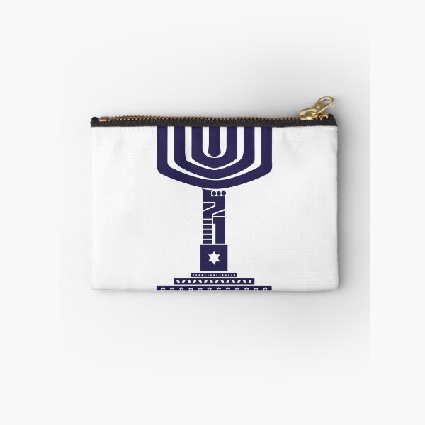 Artikelvorschau, Menorah Blue Shalom entworfen und verkauft von MeLoveIsrael.