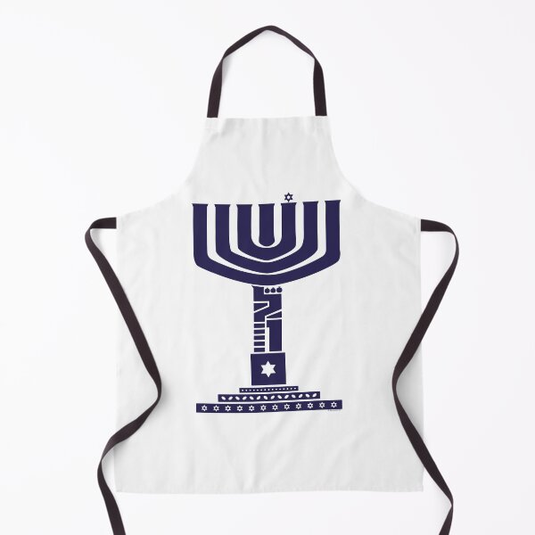 Artikelvorschau, Menorah Blue Shalom entworfen und verkauft von MeLoveIsrael.