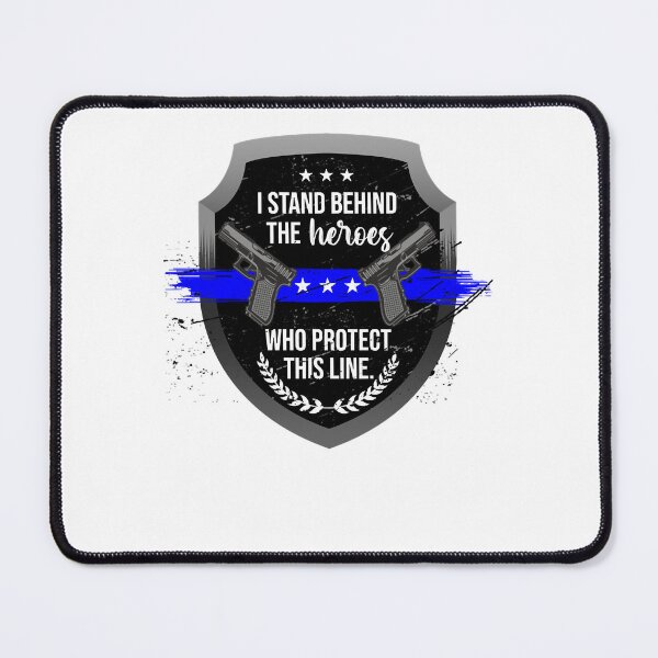 Item preview, Art Back Police Blue Funny Gift designed and sold by Almeida674.