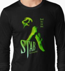 Camiseta de manga larga Scream - Cartel de la película de puñalada
