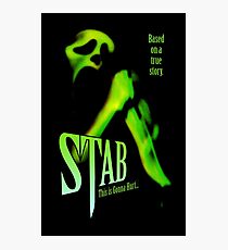 Scream - Stab Movie Poster Photographic Print