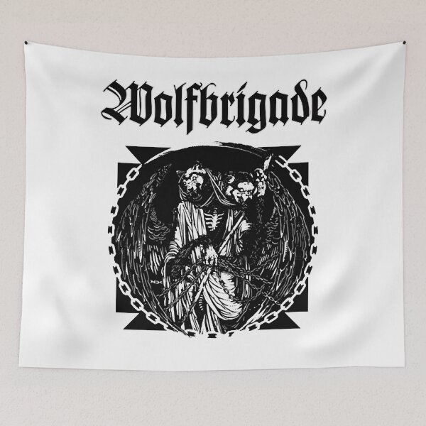 Item preview, Dark Skleton And Wolf Mens My Favorite designed and sold by Almeida674.