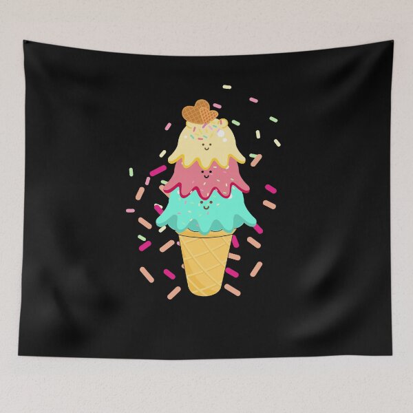 Item preview, Cute kawaii jellyfish icecream  designed and sold by Tanuja  Sharma.