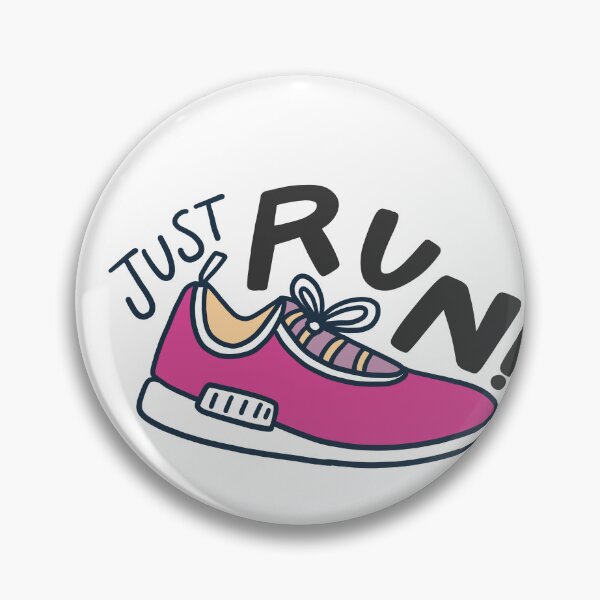 Item preview, Just Run Sticker designed and sold by Janakiram Bammidi.