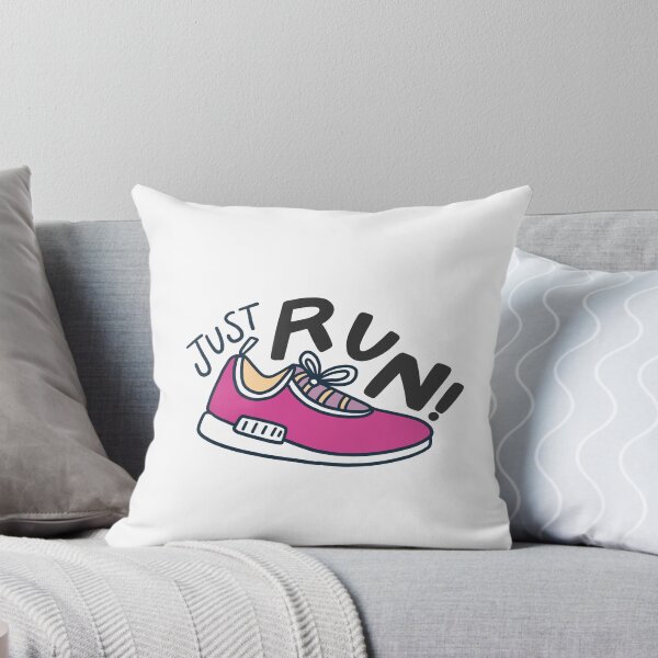 Item preview, Just Run Sticker designed and sold by Janakiram Bammidi.