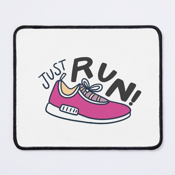 Item preview, Just Run Sticker designed and sold by Janakiram Bammidi.