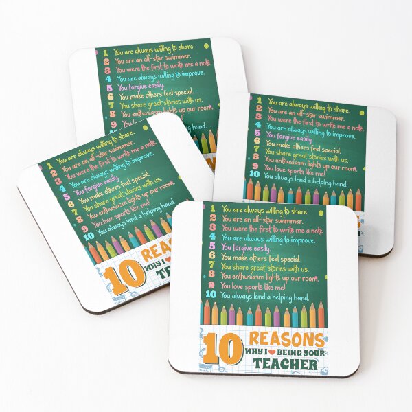 Item preview, 10 Reasons Why I Being Your Teacher designed and sold by DeGeo.