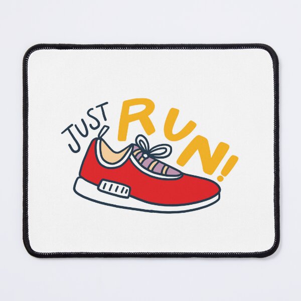 Item preview, Just Run Sticker designed and sold by Janakiram Bammidi.