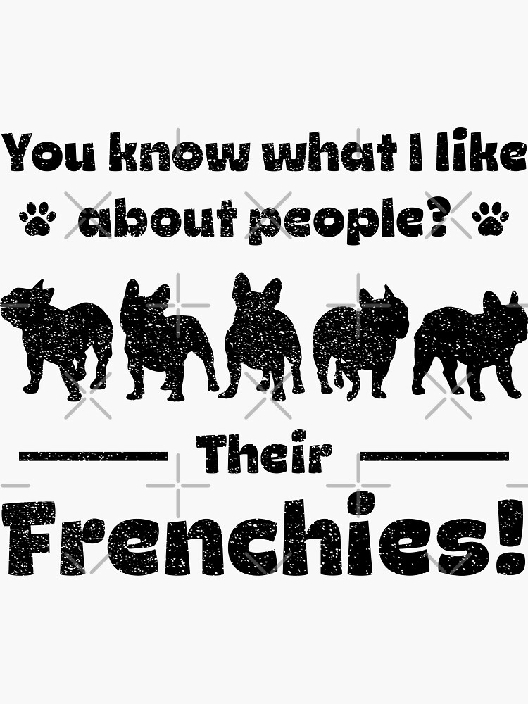 "Professional French Bulldog Groomer" Sticker by MoreCute Redbubble