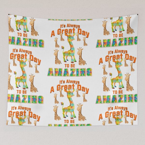 Item preview, Giraffe April Giraffe Autism Awareness Autism tshirt designed and sold by bestdesign4u.