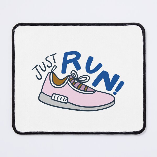 Item preview, Just Run Sticker designed and sold by Janakiram Bammidi.