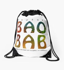 Baobab logo - for choir people Drawstring Bag
