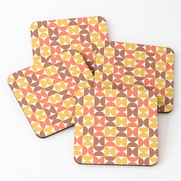 Item preview, 70s Colored Orange Pastel Pattern designed and sold by SleepingSlothDE.
