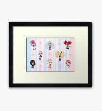 Video Game Girls Framed Print