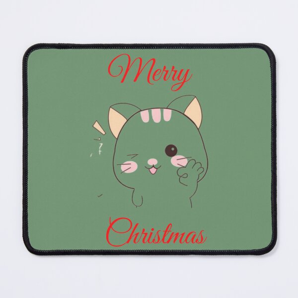 Item preview, Merry Christmas Milk Peach and Goma Cute Cat    designed and sold by OfficialJemini.