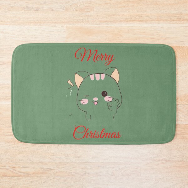 Item preview, Merry Christmas Milk Peach and Goma Cute Cat    designed and sold by OfficialJemini.