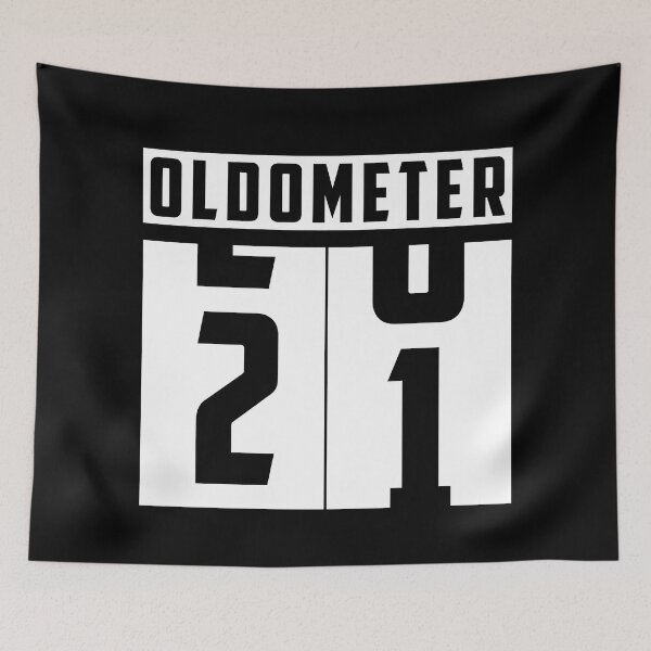 Item preview, Oldometer counter Number 21 birthday designed and sold by HeavyStyle.