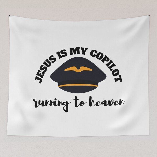 Item preview, JESUS IS MY COPILOT designed and sold by madraso.