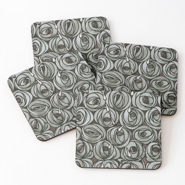Item preview, Charles Rennie Mackintosh Roses and teardrops designed and sold by Olivia-One.