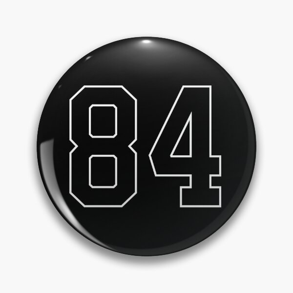 Item preview, Black Number 84 lucky sports jersey eighty four designed and sold by HeavyStyle.