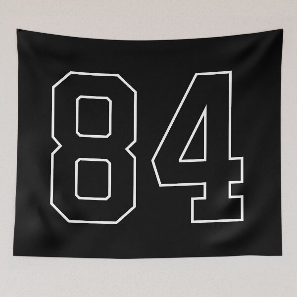 Item preview, Black Number 84 lucky sports jersey eighty four designed and sold by HeavyStyle.