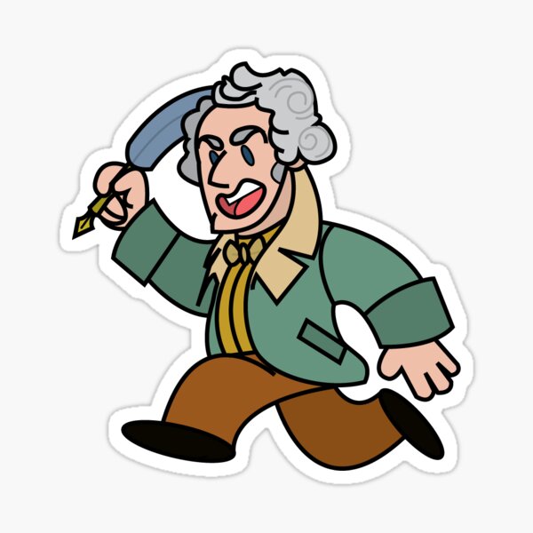 “Alexander Hamilton” Sticker by Joe-raffe | Redbubble