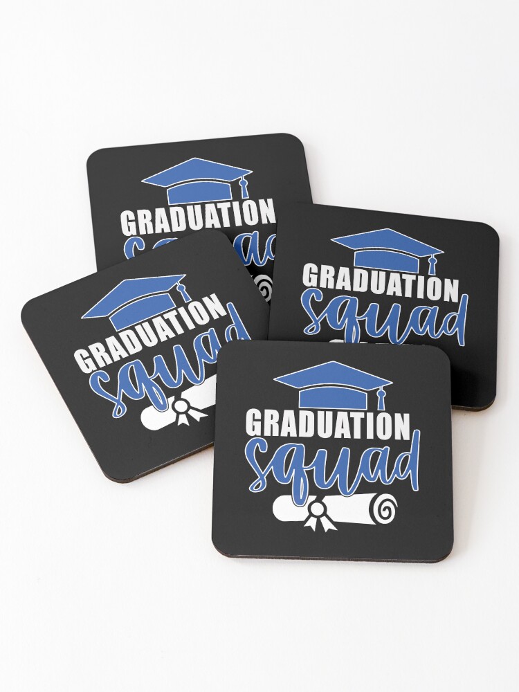 Thumbnail 1 of 5, Coasters (Set of 4), Graduation Squad designed and sold by BuxomBabe21.
