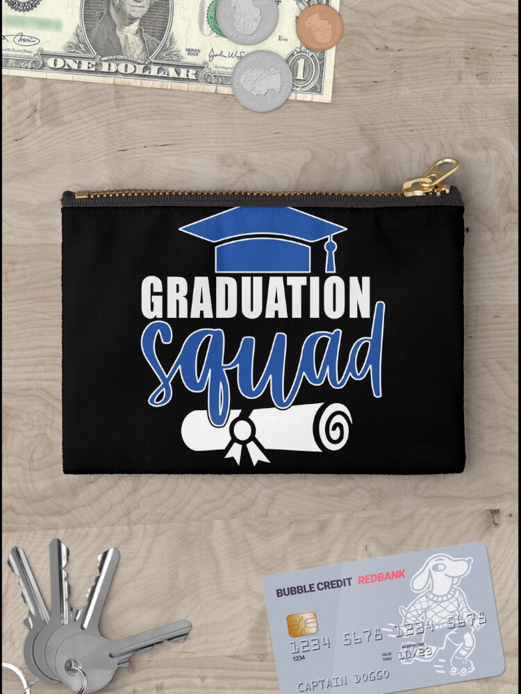Thumbnail 3 of 4, Zipper Pouch, Graduation Squad  designed and sold by BuxomBabe21.