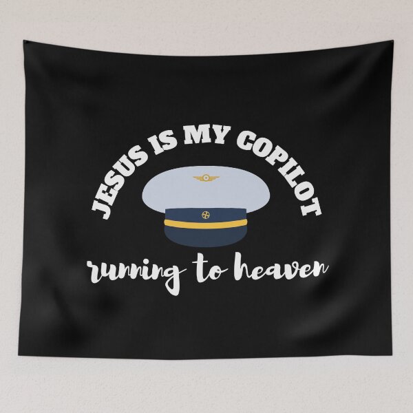 Item preview, JESUS IS MY COPILOT designed and sold by madraso.