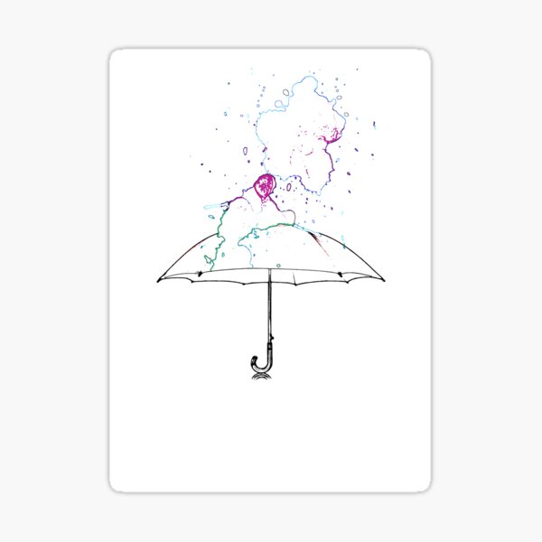 The Umbrella Sticker