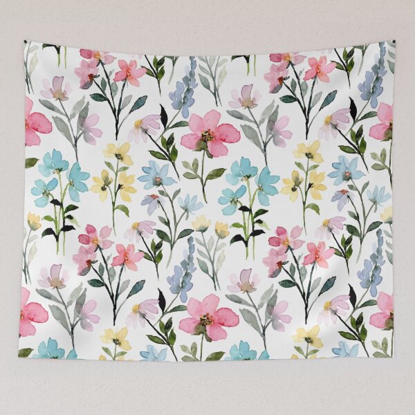 Item preview, Purple And Gold Summer Floral Seamless Pattern designed and sold by RedTomasB.