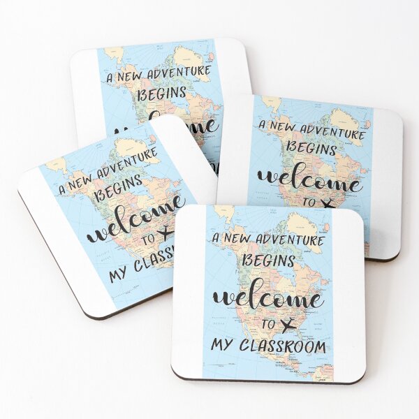 Item preview, A New Adventure Begins Welcome To My Classroom designed and sold by DeGeo.