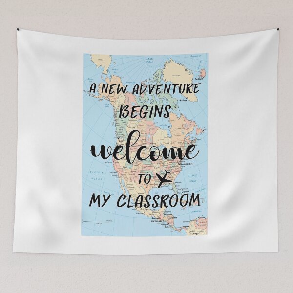 Item preview, A New Adventure Begins Welcome To My Classroom designed and sold by DeGeo.