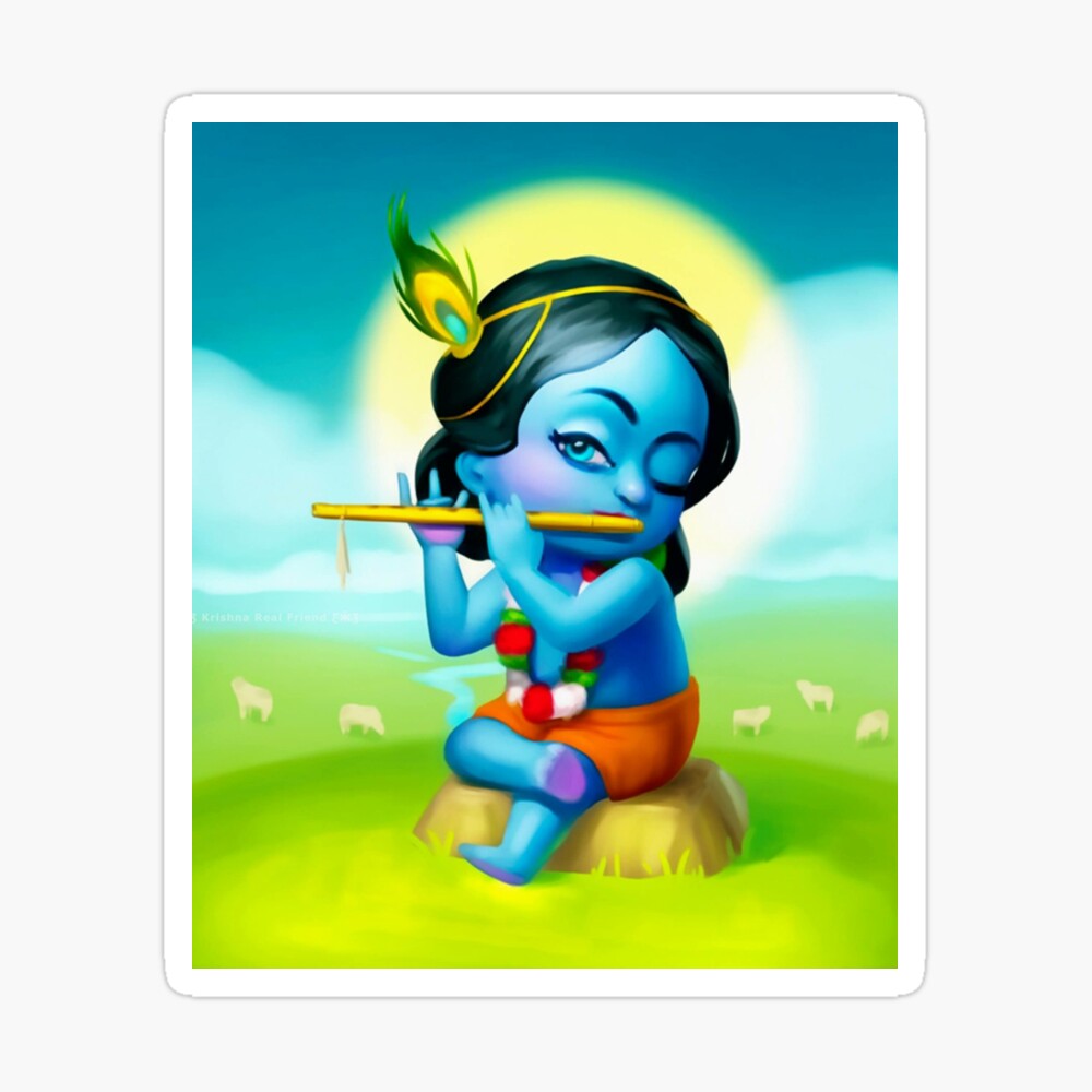 Cute Lord Krishna(Spiritual)