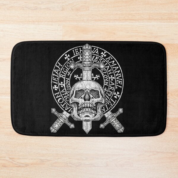 Item preview, The Three Rings of Salomon, Ritual Circle, Skull & Daggers, Esoteric, Occult Design designed and sold by Proverbial Wisdom Design.