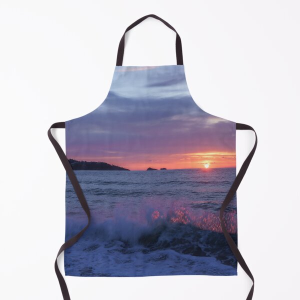 Item preview, Fiery Waves Thatcher Rock Sunrise designed and sold by rawshutterbug.
