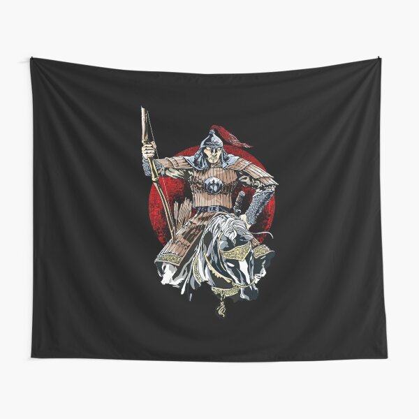 Drapeau, étendard de chevalier, chouette