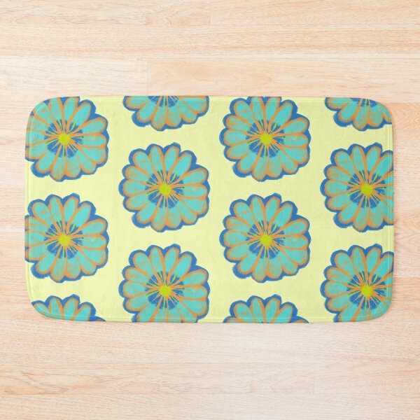 Item preview, Pretty blue and yellow flower  designed and sold by Mary Jane Lange.